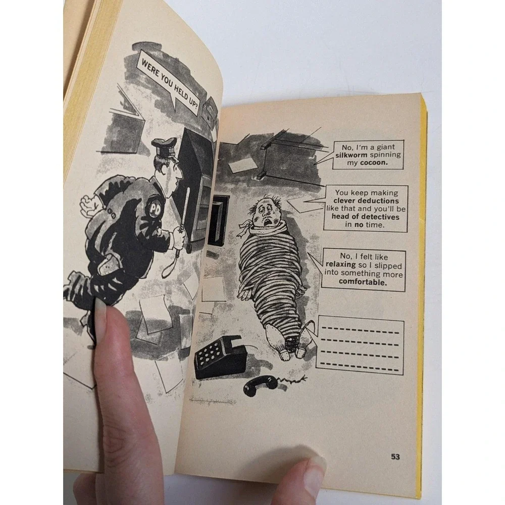 Mad's Al Jaffee Spews Out Snappy Answers‎ to Stupid Questions 1968 1st Printing